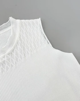 تاپ بافت یقه چین کبریتی کد 4317