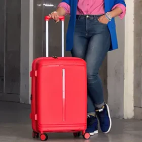 چمدان نشکن هادایز مدل HADIZE - HZD001 MEDIUM POLYPROPYLENE سایز متوسط