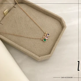 گردنبند مارکو سه نگین