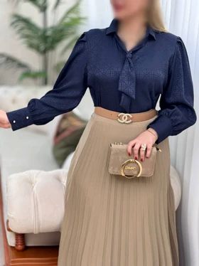 شومیز کرواتی مدل نفس کد 50212