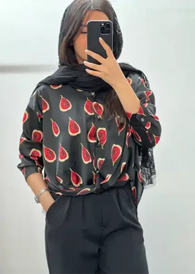 شومیز گره‌ای کد 4057