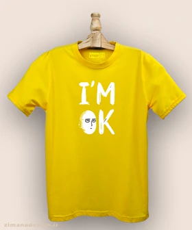 تیشرت مردانه و زنانه طرح وان پانچ من شخصیت سایتاما کد 900