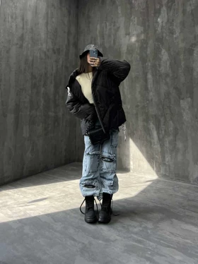 کاپشن رودوخت BLACK