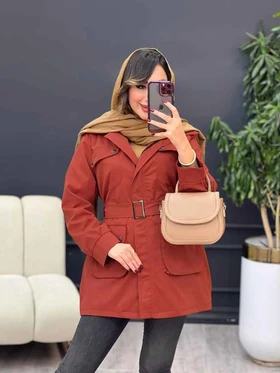 بارانی چهار جیب آستین پیله