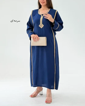 پیراهن مانتویی نیکا - کد 1853