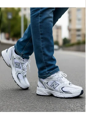 کفش ورزشی مردانه نیوبالانس مدل tako-سفید