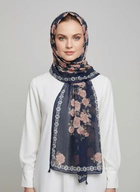 شال غنچه نخی