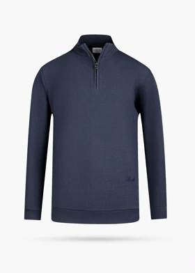 سویشرت نیم زیپ بلو بلک