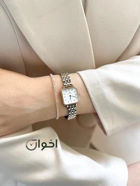 ساعت دنیل ولینگتون فلزی مربع اصلی