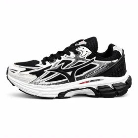 کفش کتانی مردانه (کیفیتاورجینال) مدل میزانو مشکی سفید Mizuno