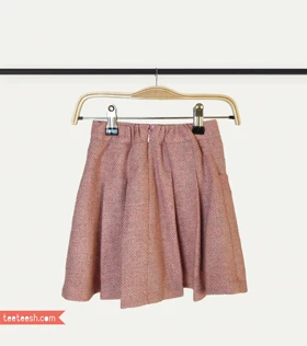 دامن پشمی صورتی