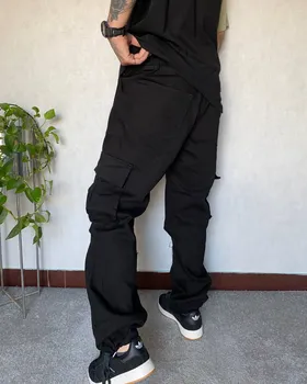 شلوار کارگو BALENCIAGA کتان رنگ مشکی