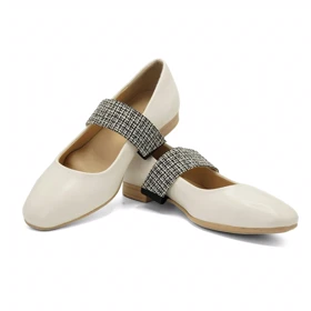 کفش کالج زنانه مدل Flat shoes - 0269