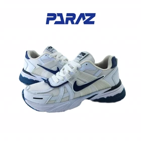 کفش اسپرت مردانه برند نایکی nike مدل وی تو کی V2K سفید سرمه‌ای کد 703