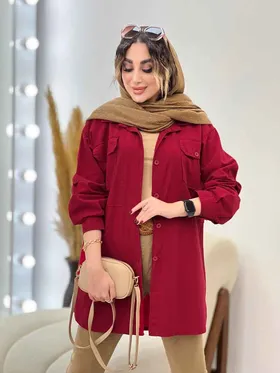 مانتو دو جیب پیله رکسانا
