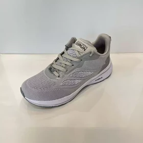 کفش پیاده روی مردانه اسکچرز مدل Go walk با زیره پنبه طوسی