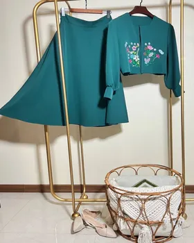 کت دامن گلدوزی پریچهر کد 81585