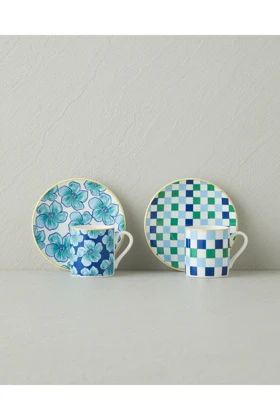 فنجان قهوه دو نفره English Home مدل Solvia New Bone China
