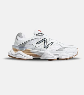 کفش کتانی مردانه سفید طوسی NEW BALANCE 9060