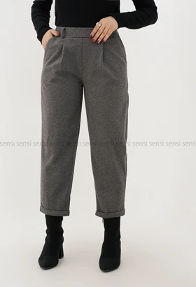 شلوار فوتر کج راه پشت کش کد1004946