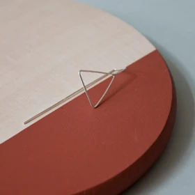 گوشواره نقره دلتون کد 0618