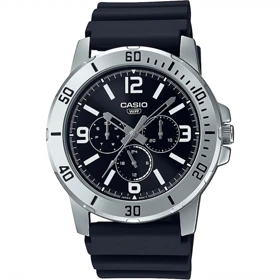 ساعت مچی مردانه کاسیو Casio مدل MTP-VD300-1BUDF بند رزینی