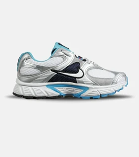 کفش کتانی مردانه و زنانه سفید نقره ای سرمه ای نایک NIKE v5 RNR مدل 7331