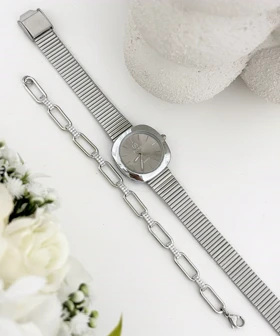 ساعت فلورا زنانه صفحه مکعبی 763