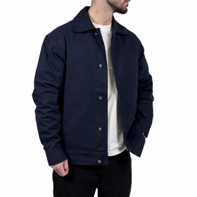 جکت مردانه سرمه ای مدل ساده