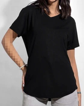 تیشرت یقه هفت زنانه 2064