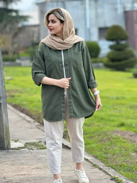 مانتو کتان زارا بلند