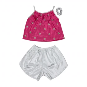 ست تاپ و شلوارک طرح گل