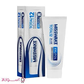 خمیر دندان میسویک مدل total 12 حاوی زایلیتول حجم 75 میل
