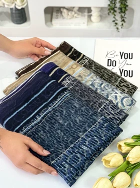 شال ویسکوز طرح مارک 20554