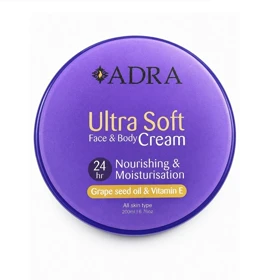 کرم نرم کننده و مرطوب کننده صورت و بدن آدرا Ultra Soft حجم 200 میلی لیتر