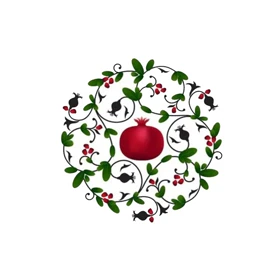 استیکر پارچه و لباس پاد آفرین مدل انار کد 4020