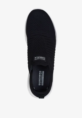 کفش کتانی طبی اسکیچرز جورابی مشکی skechers