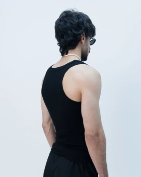 تنک تاپ بیسیک مشکی برند موهر mouher