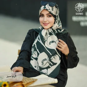 روسری ابریشم توییل گلباران