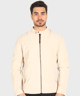 کت چرم ساده و یقه دیپلمات 6026