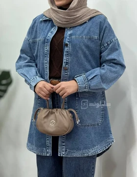 کت جین بلند پاییزه کیمیا