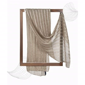 شال طرح راه راه زنانه - 39251738