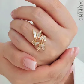 انگشتر پروانه صدفی ژوپینگ