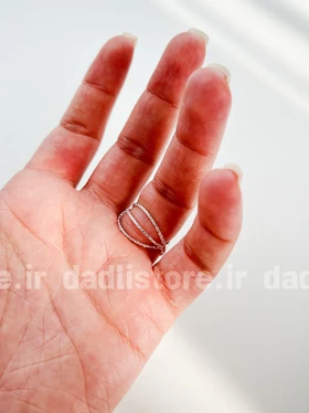 پک انگشتر نقره ای 8 عددی