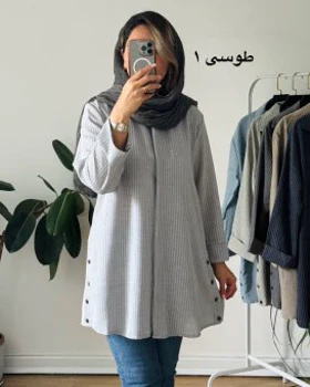 مانتو لینن بغل دگمه 2