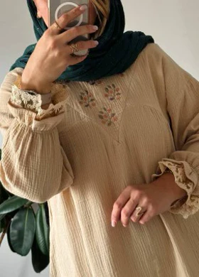 پیراهن مانتویی نازگل