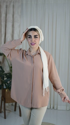 شومیز جلو دکمه کد 1131