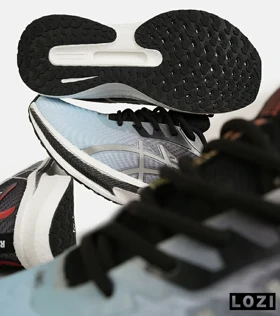 کفش کتانی مردانه آبی خاکستری ASICS GEL-KAYANO 30