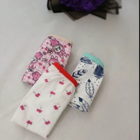 شورت زنانه نخی مجموعه 3 عددی