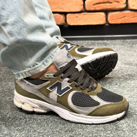 کتانی اسپرت مردانه مدل نیوبالانس2002 NEW BALANCE رنگ یشمی